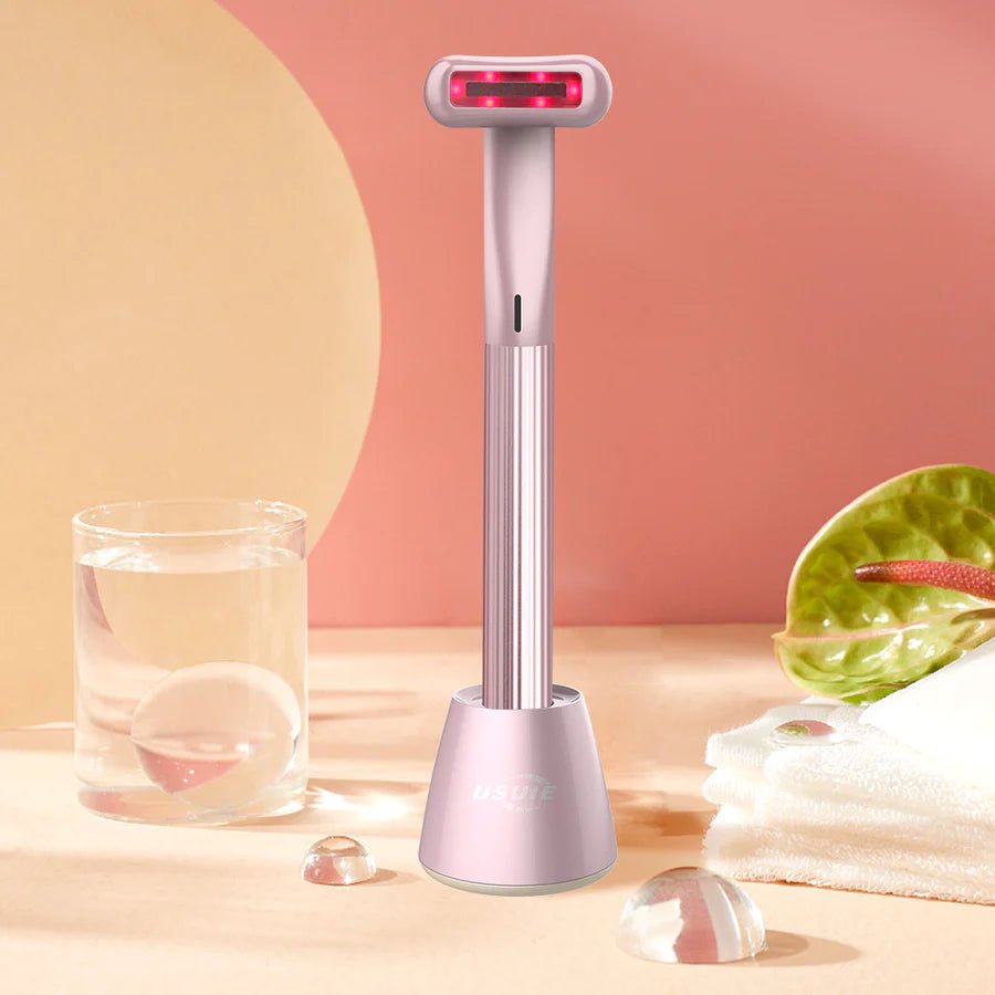 Diamond Red Light Therapy Wand - Rose